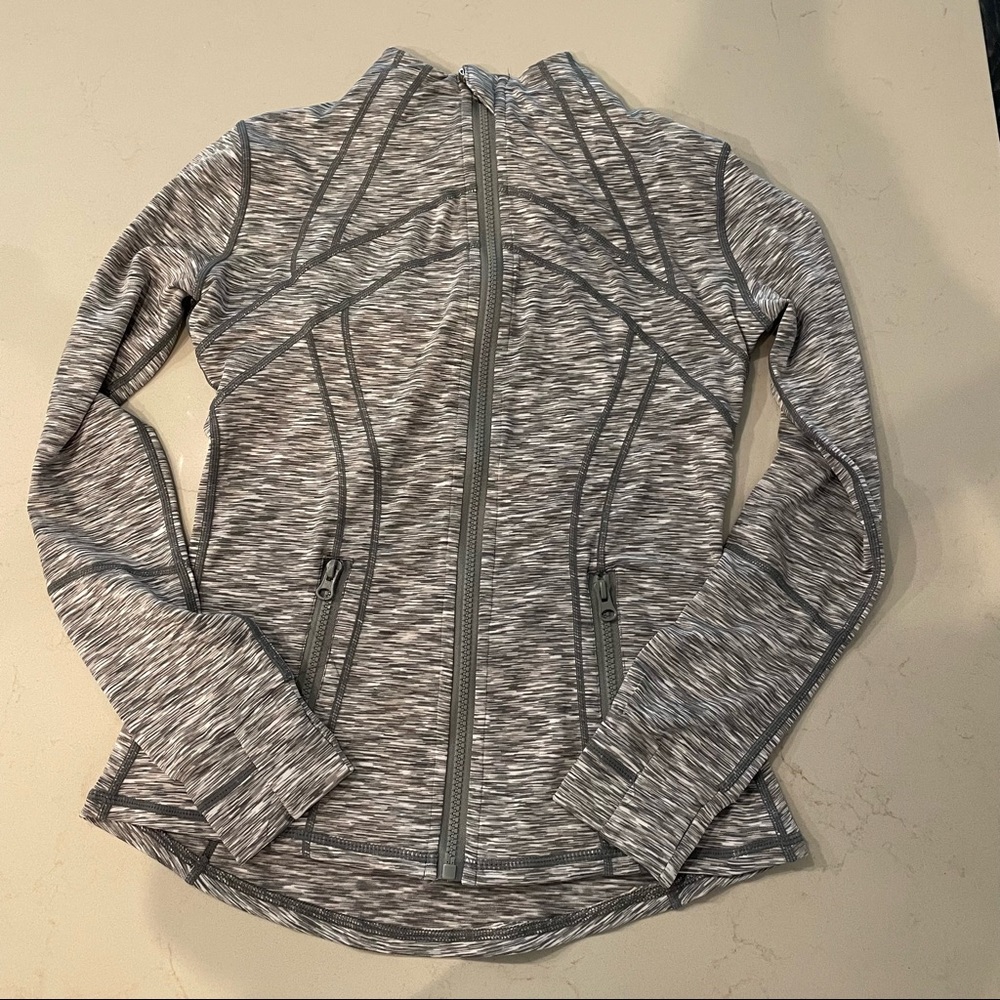 Brand new lululemon define scuba jacket gray